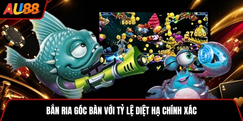 Bắn khóa mục tiêu nâng cao tỷ lệ dứt điểm khi săn cá
